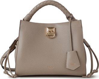 Mulberry Small Iris Leather Top Handle Bag in Cashmere Taupe at Nordstrom