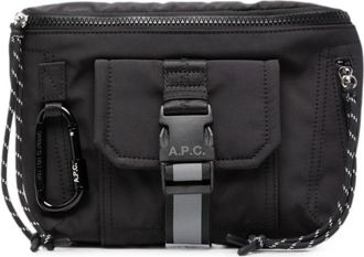 A.P.C. Trek Belt Bag - Heren - Heuptassen - Zwart - ONE Size - Nylon - Tassen