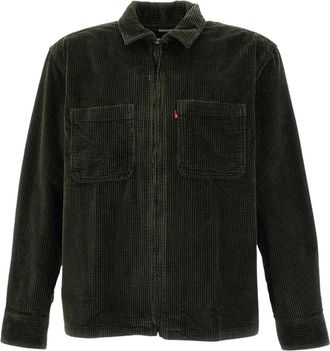 Levi's Ports Boxy Zip-Up Overshirt - - Jackets - Uomo - Verde - M