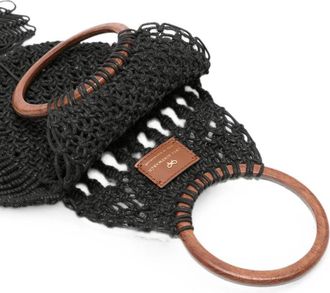 Anya Hindmarch Fish Motif Mini Bag - Black