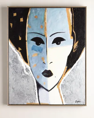 RFA Fine Art Madame X Blue Giclee on Canvas Wall Art
