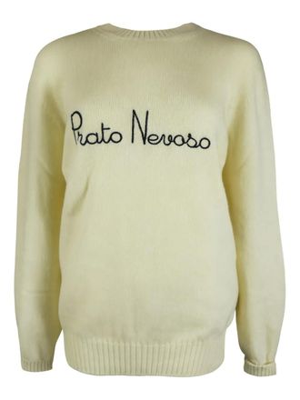 Jurta embroidered embroidered detail sweater - Neutrals