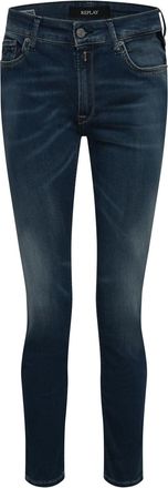 Replay Womens New Luz Skinny-Fit Jeans in Blue Cotton - Size 26W/28L