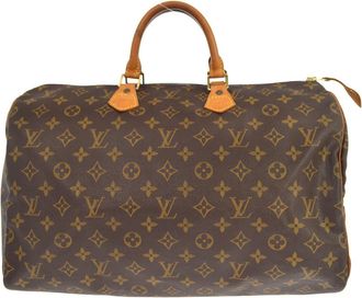 Louis Vuitton Speedy Monogram Canvas Brown Canvas Handbag (Pre-Owned)