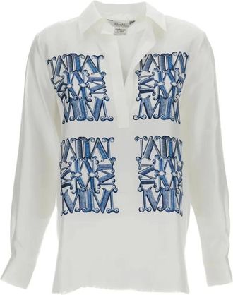 Max Mara Mujer, Blusas y Camisas, Blanco, Talla: S