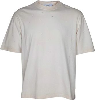 Golden Goose Dames, Tops, Wit, Maat: 2XS Katoen