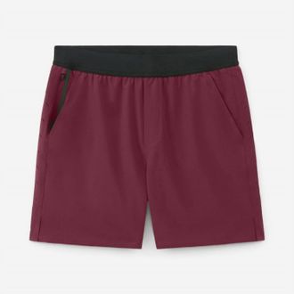 Ten Thousand Mens 5 Interval Short In Maroon