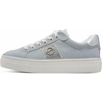 Tamaris Platform Veterschoen - Dames - Schoenen - Blauw - Maat: 41 EU Su&egrave;de