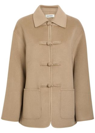 R&oacute;he Pankou Wool and Cashmere-blend Jacket - Beige - 34 (UK6 / XS)