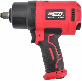 OEM Llave De Impacto Neum&aacute;tica Awtools - Modelo 1/2 1750nm Black Line, Ideal Para Trabajos De Alto Par, Dise&ntilde;o Ergon&oacute;mico, Alta Potencia, Durabilidad Y F&aacute;