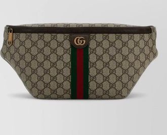 Gucci printed canvas belt bag