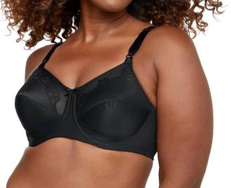 Bali Intimates Flower Underwire Bra In Black