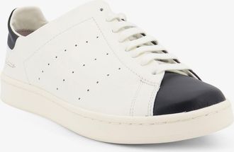 adidas Mens Sneakers Y-3 Diagonal White Leather Trainers
