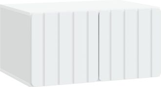 vidaXL Mueble De Tv De Pared 59,5 X 41 X 30 Cm Blanco Vidaxl