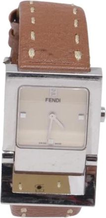 Fendi Pre-owned Leren Horloge - Dames - Vintage Horloges - Bruin - ONE Size - Leer - Vintage