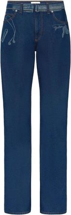 Jean Paul Gaultier Boot-cut Jeans - Dames - Regular Fit Jeans - Blauw - W27 - Jeans