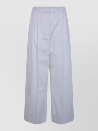 Max Mara tequila cotton shorts wide leg pleated