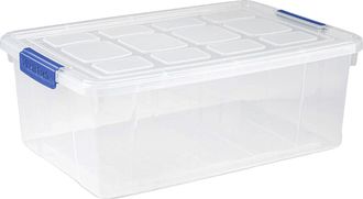 OEM Caja De Almacenamiento, Dise&ntilde;o Apilable, Material Ecol&oacute;gico, 9 Litros, 26x37x14cm, 12 Piezas ++++++ Econ&oacute;mico