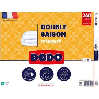 Dodo Dodo - Piumone a doppia stagione - 220 x 240 cm - 300 g/m&sup2; - Voluptair