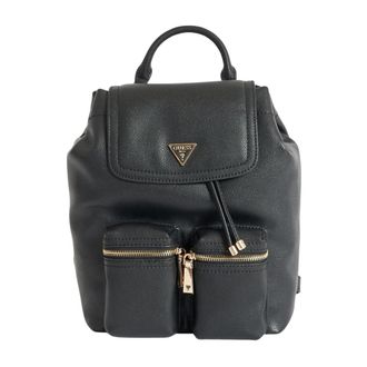 Guess Manhattan Mini Backpack - female - Guess - Backpacks - Black - ONE SIZE - Bags