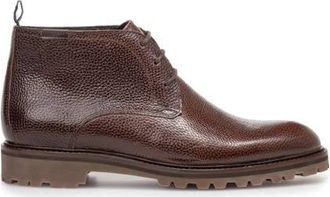 Floris Van Bommel leren veterboots bruin