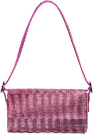 Benedetta Bruzziches Vittissima La Petite Kristal Clutch Tas - Dames - Schoudertassen - Roze - ONE Size - Tassen