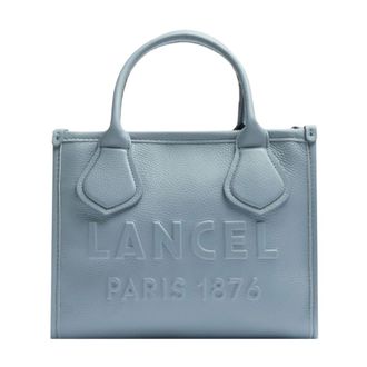 Lancel Tote Bags, female, White, Size: ONE SIZE S Zip Tote Bag