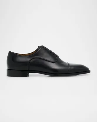 Christian Louboutin Men & apos;s Seriox Cap-Toe Leather Oxfords