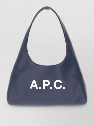 A.P.C. recycled leather shoulder tote bag top handle