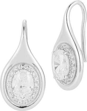 Glaze Jewelry Silver Cz Earrings