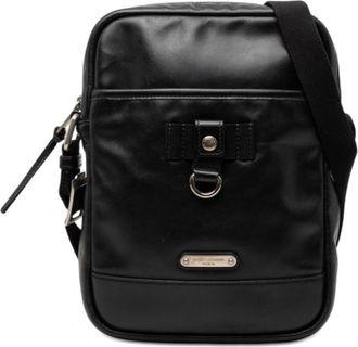 Saint Laurent Black Leather Shoulder Bag (Pre-Owned)