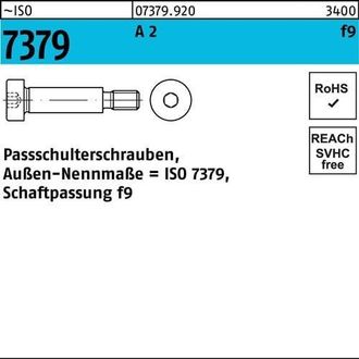 OEM Tornillo De Hombro Iso 7379 10f9 M8x 30 A 2 50 Piezas