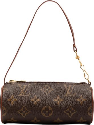 Louis Vuitton Pre-owned Womens Monogram Papillon Pochette - Brown Textile - One Size