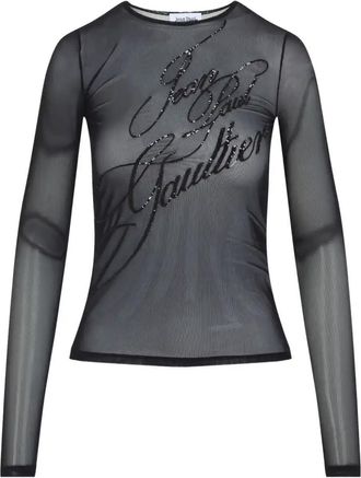 Jean Paul Gaultier Logo-Embellished T-Shirt - Womens - Polyamide