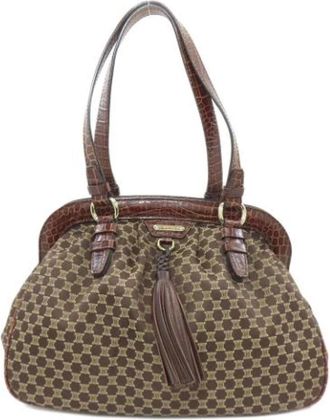 Celine Pre-owned Handbags, female, Brown, Size: ONE SIZE Pre-owned Vintage Handbag