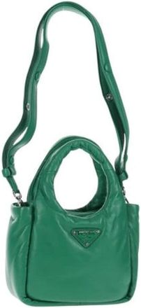 Prada Pre-owned Handbags, female, Green, Size: ONE SIZE Pre-owned Leather Handbag