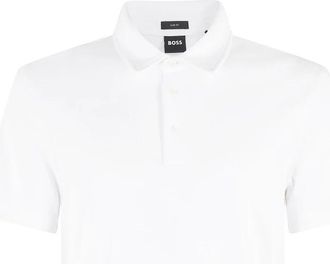 HUGO BOSS Palosh 30 Poloshirt - Heren - Polos - Wit - 2XL - Katoen - Tops
