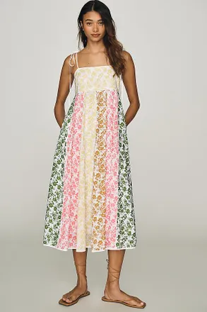 English Factory Colorblock Midi Dress