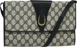 Gucci Pre-owned Plastic gucci-bags - Dames - Vintage Schoudertas - Blauw - ONE Size - Vintage