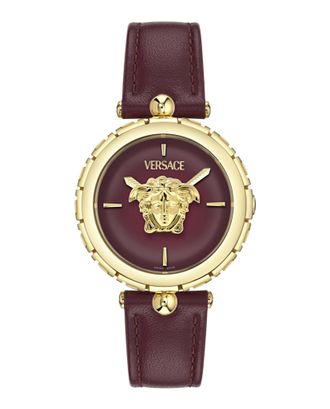 Versace Medusa Jewel Leather Watch