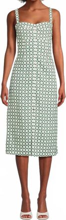 Veronica Beard Colleen Dress In Dove Multi
