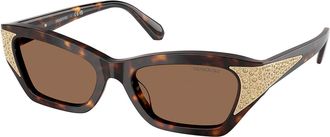 Swarovski SK6029 100273 Womens Sunglasses Tortoiseshell Size 50