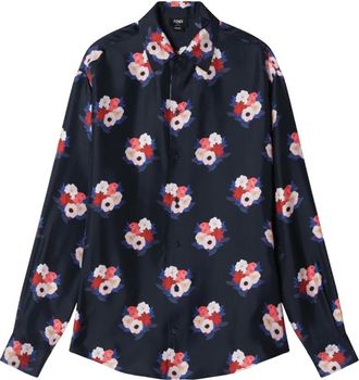 Fendi Casual Shirts, male, Multicolor, Size: L Camicia Over