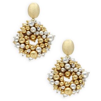Lott. Gioielli Irregular Stones Drop Oorbellen - Dames - Oorbellen - Veelkleurig - ONE Size - Accessoires