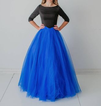 Madison James Skye Gown In Royal Blue