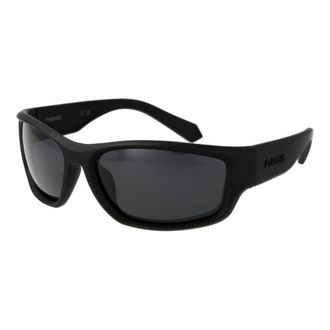 Polaroid Mens Black Plastic Sunglasses - One Size
