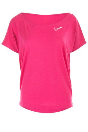 Winshape Oversize-Shirt WINSHAPE MCT002, Damen, Gr. XXL, pink (deep pink), 50% Modal, 50% Baumwolle, U-Boot-Ausschnitt, Shirts Oversize-Shirt, Ultra leicht