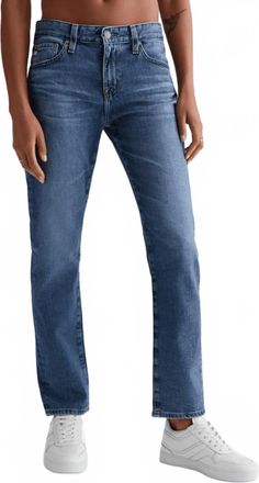 AG - Adriano Goldschmied Womens Ex Boyfriend Slim Jeans In Hudson