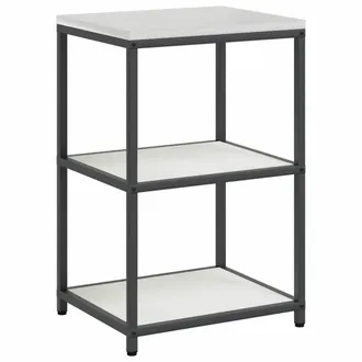 Berkfield Home Kitchen Storage Shelf with Storage White Steel