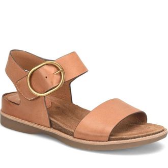 S&ouml;fft Bali SF0015856 Sandals Womens Luggage Grain Leather Strappy RHS4024